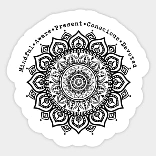 Conscious Mandala Sticker